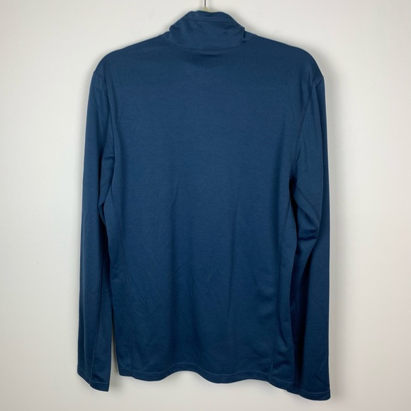 REI Blue Midweight Polartec Power Dry Zip-T 802277 - Picture 2 of 9